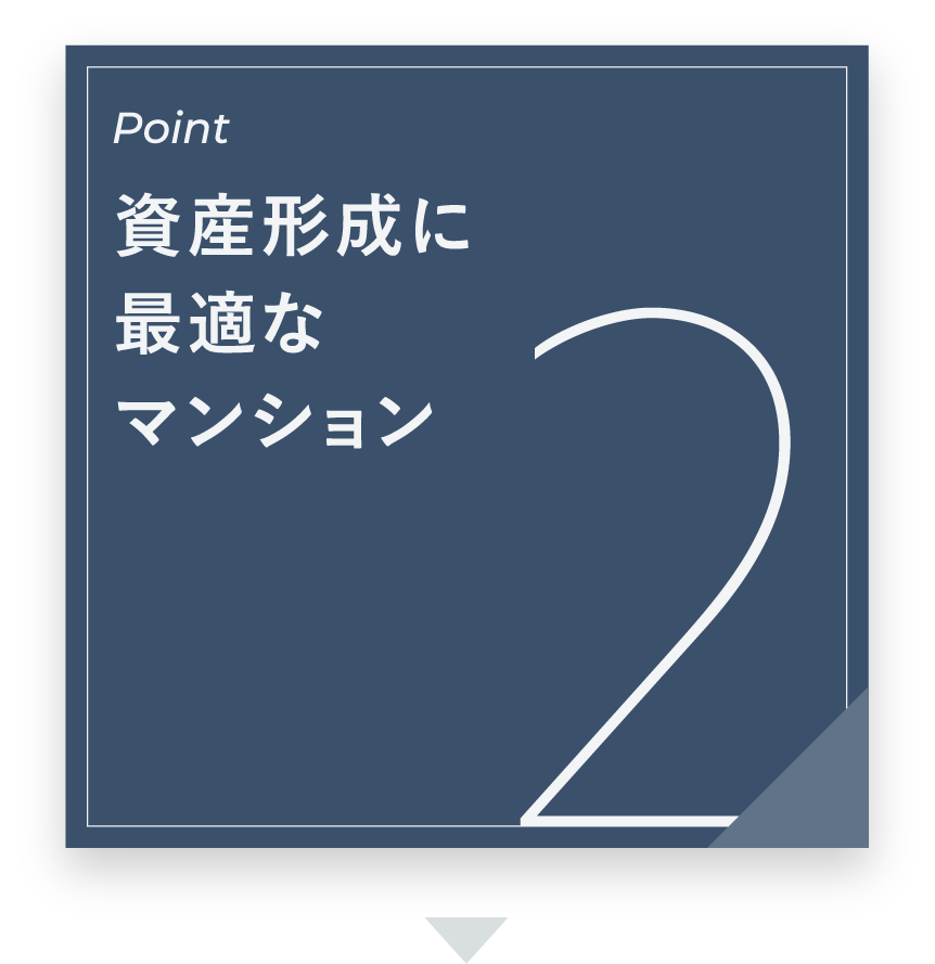 Point2 資産形成に最適なマンション