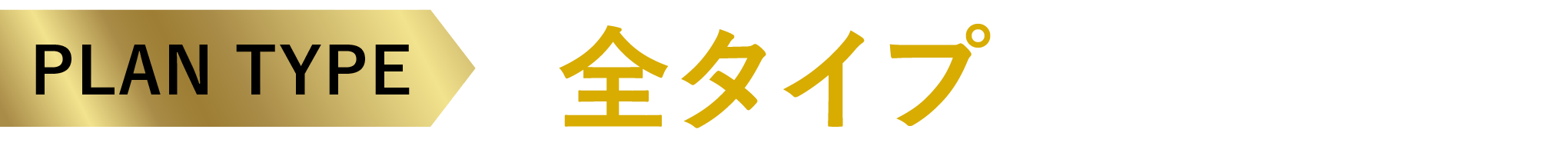 PLAN TYPE 全タイプ残りわずか！