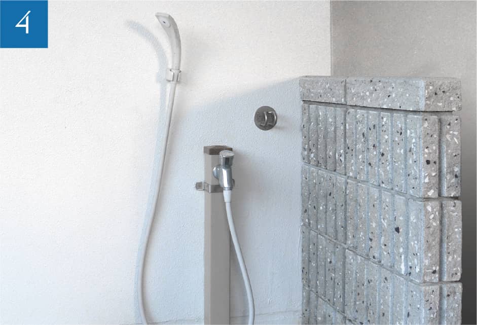 ペット用足洗場