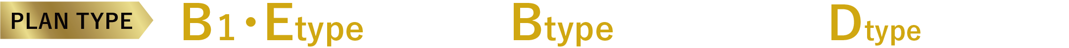 PLANTYPE B1・Etype完売、Btype残りわずか、Dtype最終1邸