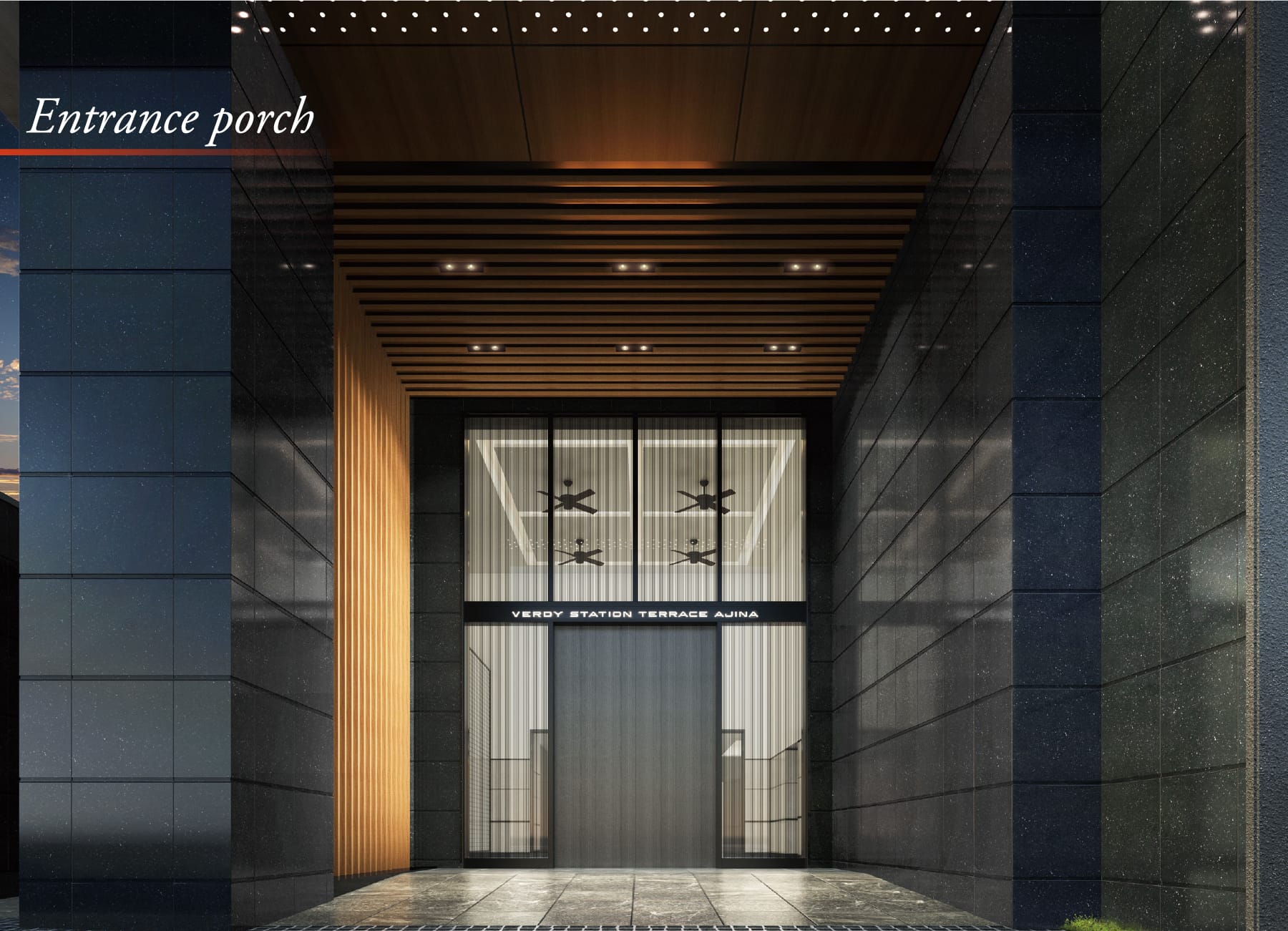 Entrance porch